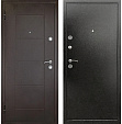 Дверь входная Квадро (Форпост) металл/металл, Черный антик 2050х860мм, левая