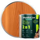 Состав деревозащитный Здоровый Дом 2в1 алкидный, тик 0,8л