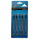 Пилки для электролобзика по дереву Vertextools, T301CD, чистый рез, 90/115мм, 5шт