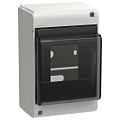 Корпус под автомат КМПн UNION Mini (IEK) 4 модуля, прозрачная крышка, пластик, IP30 (UIM-KP72-N-04-20-K01)