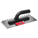 Гладилка зубчатая (Зубр) 130x270мм, зуб 10x10мм, нержавеющая сталь