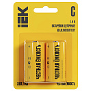 Элемент питания (IEK) LR14 батарейка С, 2шт