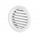 Решетка вентиляционная круглая 59мм, 2шт, пластик, белая, с сеткой (МВ50/2бВс)