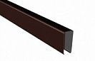 П-образный профиль 20х15мм L2м шоколад RAL 8017