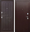 Дверь входная Гарда 8мм (Ferroni) металл 0,8мм/МДФ, Антик медь/Венге 2050х860мм, ЛЕВАЯ