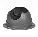 Проходной элемент (Krovent) Base-VT Seam серый графит RAL7024 на фальцевую/мягкую кровлю