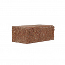 Кирпич бетонный облицовочный М150 (ЖБИ) 250х120х88мм 1,4НФ, вишня, рваный угловой /400