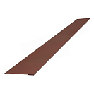 Планка крепежная забора-жалюзи 60мм L2,5м 0,5мм, шоколад RAL8017
