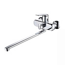 Смеситель для ванны CALORIE ЛЮКС со встроенным поворотным дивертором (6133 А81)