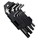 Набор имбусовых ключей Vertextools, короткие, HEX 1,5-10, 9шт