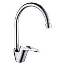 Смеситель для кухни GrossAqua Base, высокий излив, боковая ручка, (3205258С- В01)