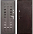 Дверь входная Йошкар металл/МДФ, Антик медь/Венге 2050х960мм, правая