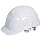 Защитная каска (Ремоколор) белая, с храповым механизмом (22-4-007)