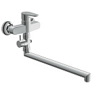 Смеситель для ванны Cersanit CARI, со встроенн. дивертором, (A63028)