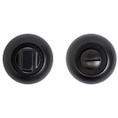 Завертка к ручкам Аллюр Арт BK-R1 BL, круг, черный