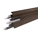 Плинтус ПВХ (Birch) 2104 Будапешт h58мм L2,2м, с кабель - каналом