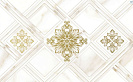 Плитка декор Calacatta Gold (Global Tile) 250х400х8мм, Декор, белый (1уп=13шт=1,3кв.м)