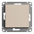 Выключатель одноклавишный встраиваемый Atlas Design (Systeme Electric/Schneider Electric) 10А, песочный (ATN001211)