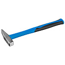 Молоток слесарный Сибин, квадратный боек, фиберглассовая рукоятка, 200г