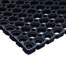 Коврик придверный ячеистый IND 400х600х12мм, черный