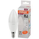 Лампа светодиодная (OSRAM) С35, Е14, 10Вт, 4000К, 800лм, свеча, нейтральный свет