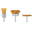 Набор щеток для дрели Matrix, латунированная сталь, дисковая 50мм, чашки 25/50 мм