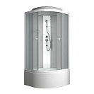 Душевая кабина BST/ODA 85 Frosted 850х850х2150мм, душ, полочка, матовое стекло, матовые стенки, высокий под.