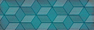 Плитка декор Парижанка Гексагон бирюзовый, 200х600мм