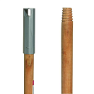 Черенок деревянный лакированный 120см, резьба 20мм