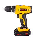 Шуруповерт аккумуляторный (Eurolux) ДА-20/2Li, 20В, 2х1,5Ач