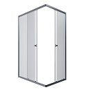 Душевое ограждение Вента-Хром Triton 1200х800х1850, прямоугольник, дверь раздвижная, прозрачное стекло