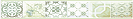 Плитка бордюр Равенна зеленая, 300х60мм