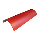 Конек арочный шиферный (Волнаколор) красно-коричневый 0,320х0,6х0,0052м