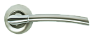 Ручка дверная (Rucetti) белый никель/хром (RAP 6 SN/CP)