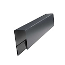 Профиль П-образный для профнастила С8 20х15мм L2м серый графит RAL7024