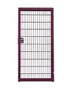 Калитка из сварной сетки 3D 1х1,53м d4мм, правая, вишневый RAL3005