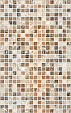 Плитка облицовочная Мозаика Нео Коричневая,темная, 250х400мм (1уп=15шт=1,5кв.м)