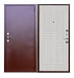 Дверь входная Гарда 8мм (Ferroni) металл 0,8мм/МДФ, Антик медь/Белый ясень 2050х860мм, ПРАВАЯ