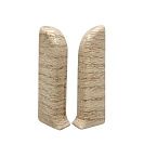 Заглушка к плинтусу ПВХ (Birch) 2107 Любляна h58мм, левая-правая, уп. 2 шт