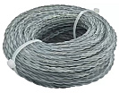 Леска для триммера (Vertextools) 2мм, 15м, витой квадрат с сердечником