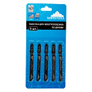 Пилки для электролобзика по металлу Vertextools, T218A, чистый рез, 50/75мм, 5шт
