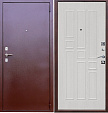 Дверь входная Гарда 8мм (Ferroni) металл 0,8мм/МДФ, Антик медь/Белый ясень 2050х960мм, правая
