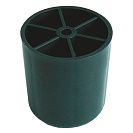 Опора мебельная Кунгур №5, пластик, черный, 50x50мм