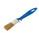 Кисть плоская Лаки (АКОР) синтетическая щетина, синяя пласт. ручка с креплением, 25х10мм