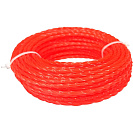 Леска для триммера (Vertextools) витой квадрат 2мм х 15м (YK-777-2-15)