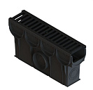 Пескоуловитель Spark (StandartPark)  500х250х133мм, в комплекте чугунная решетка, корзина, крепеж, черный (арт. 0888033)