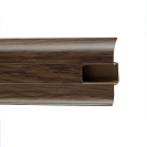 Плинтус ПВХ (ROYCE) 818 Дуб гартвис h58мм L2,2м, с кабель - каналом