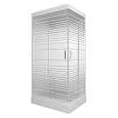 Душевая кабина Квадро А Triton 1000х800х2280 прямоуг., стекло  полосы , низкий поддон