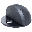 Ограничитель дверной Стандарт 8185 BL, полусфера, черный, 23x40мм