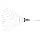 Грабли веерные (Palisad) со стальным черенком, регулируемые (6175655) 